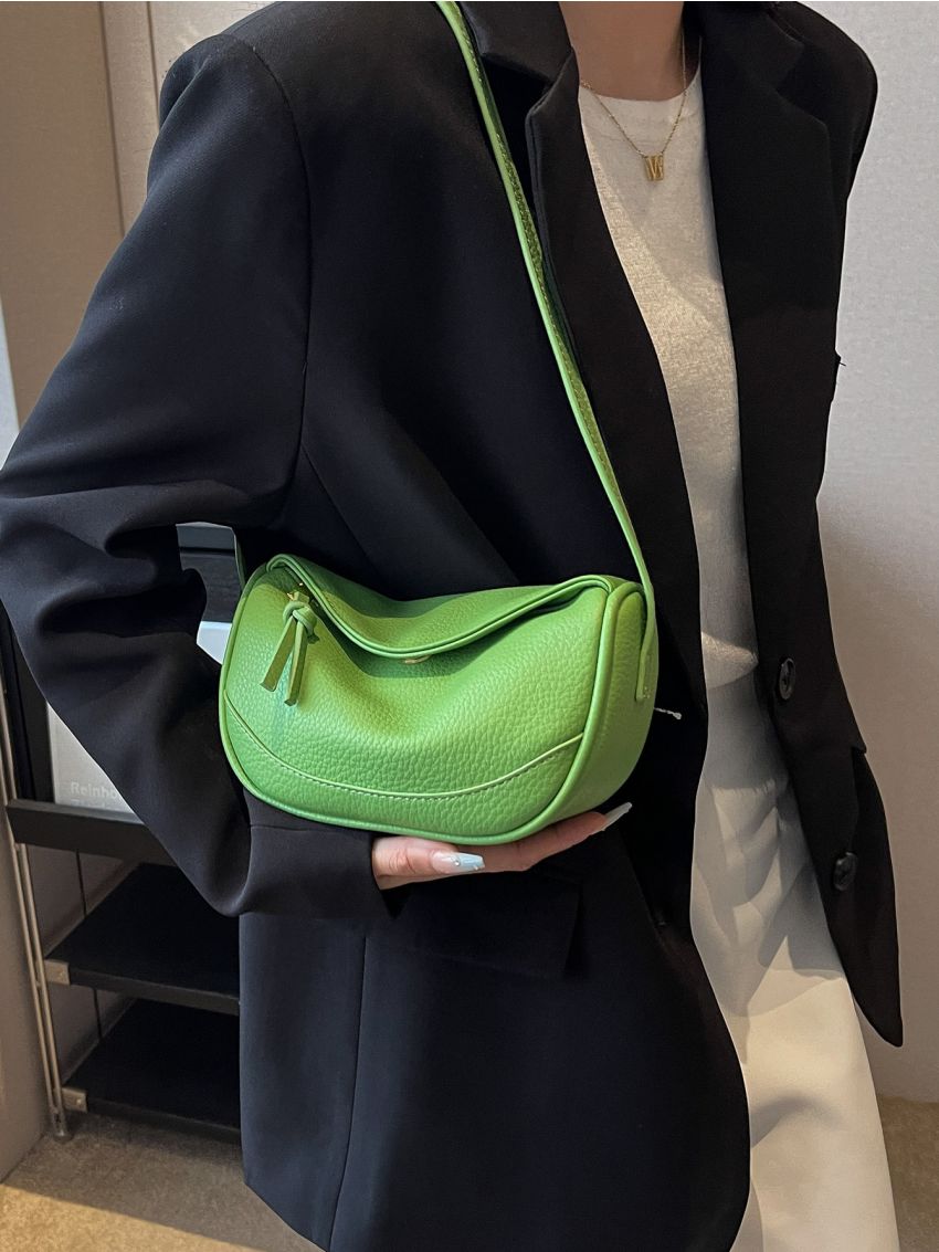 Minimalist Hobo Bag Mini Green