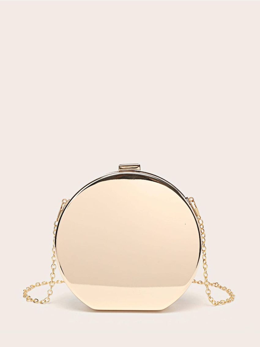 Mini Box Bag Metallic Minimalist