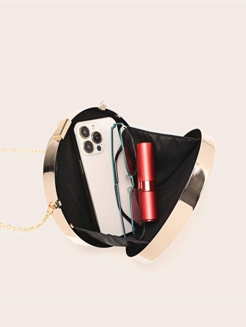 Mini Box Bag Metallic Minimalist