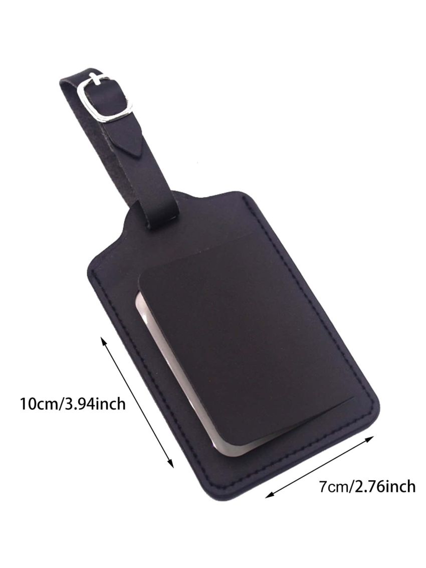 Luggage Tag Custom Letter Men Women Suitcase Name Tag Pu Airplane Labels Engrave Logo Travel Accessory