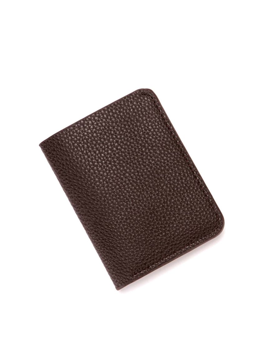 Letter Embossed Detail Small Wallet Fold Over