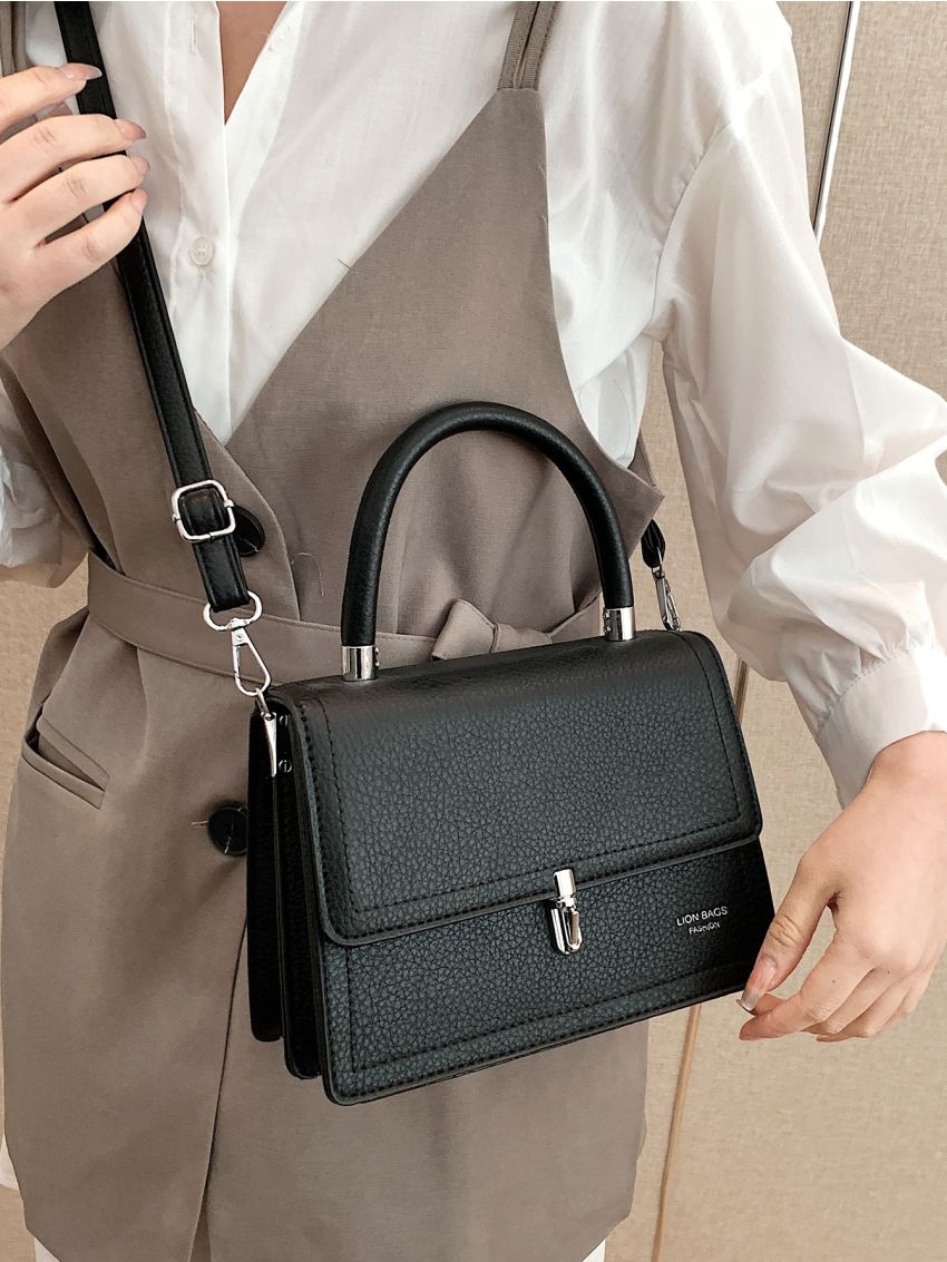 Simple And Versatile Solid Color Handbag