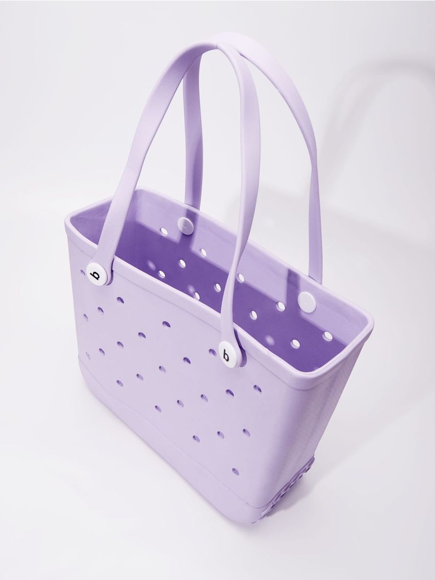 Cut Out Detail Shoulder Tote Bag Minimalist