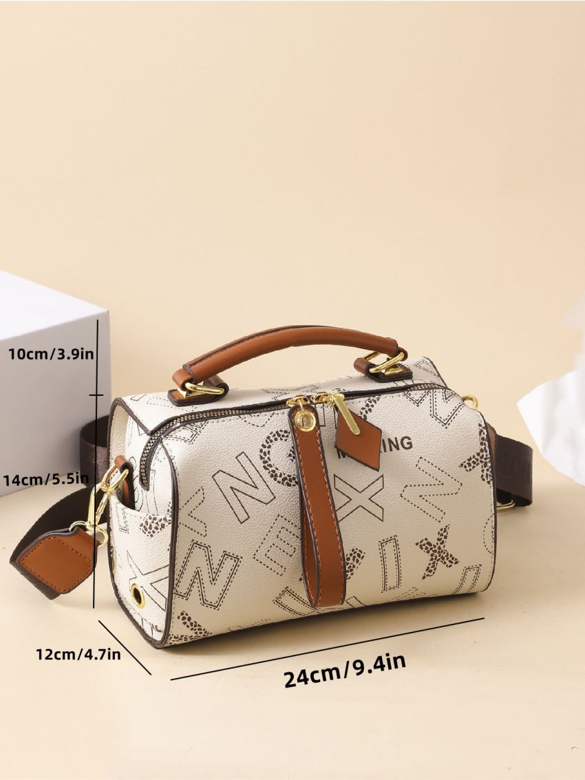 Small Square Bag Letter Graphic