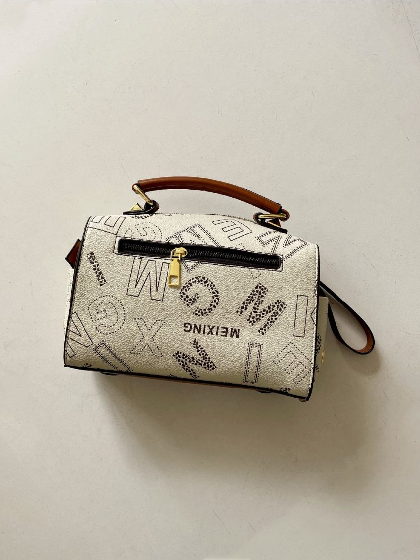 Small Square Bag Letter Graphic