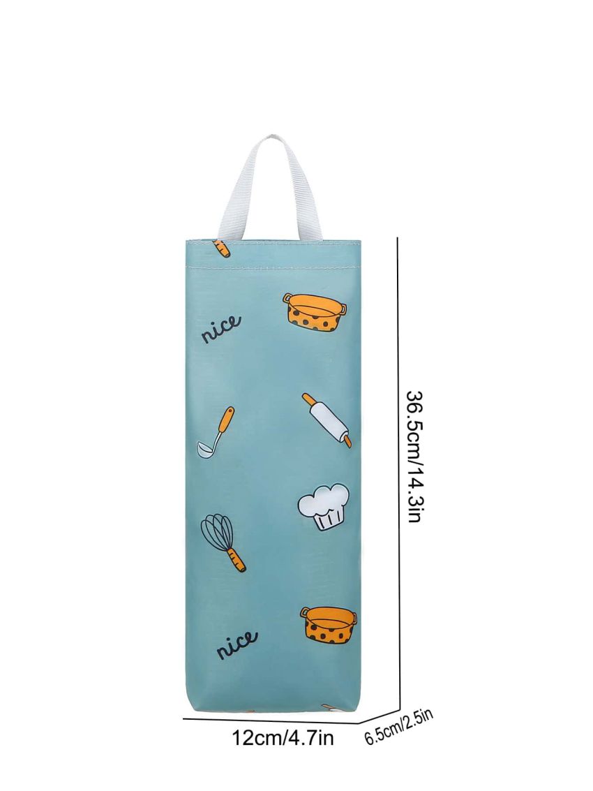 Mini Cartoon & Letter Graphic Storage Bag