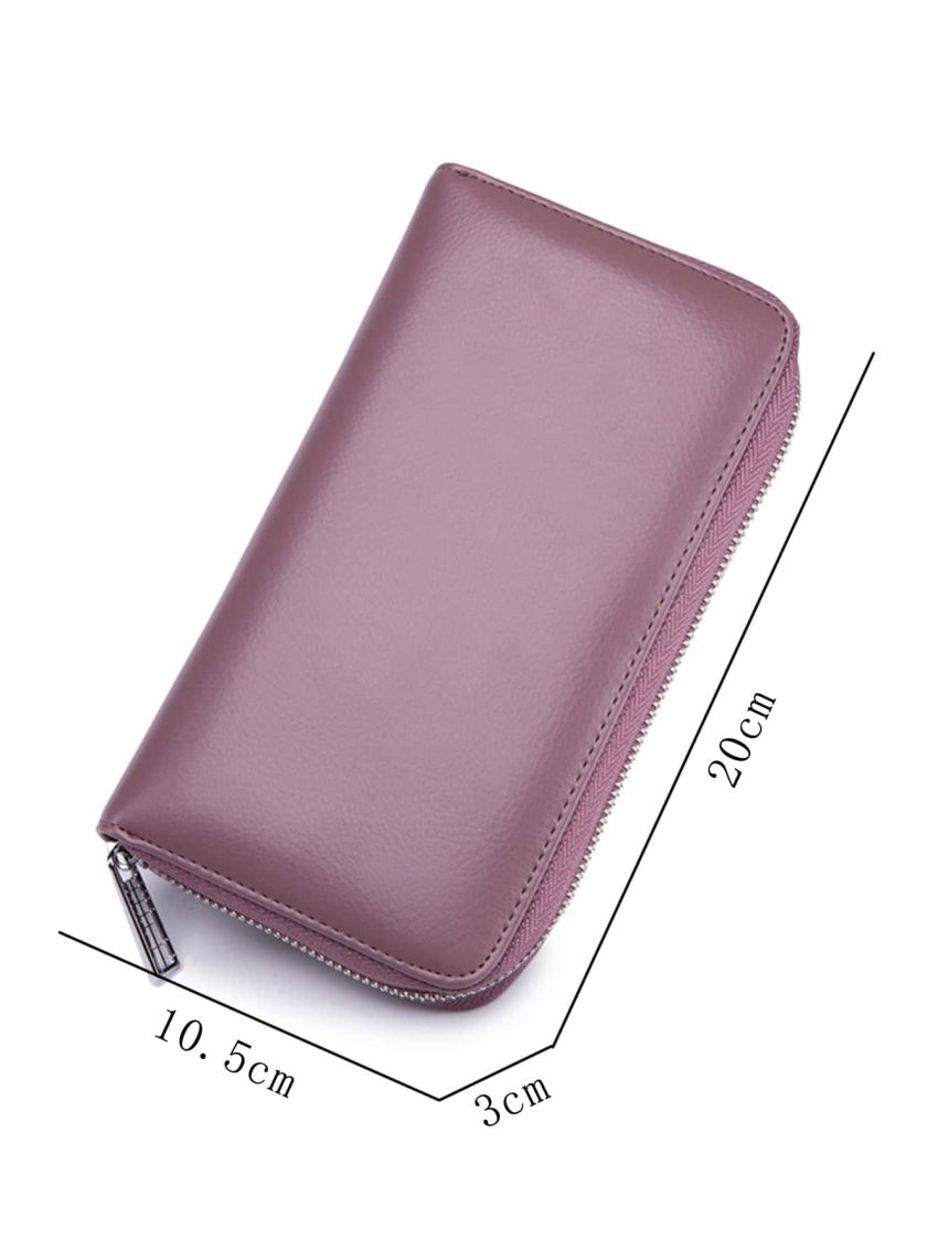 New PU Women Wallet Female Long RFID Anti Theft Purse Phone Bag Money Bag Multi-Card Card Organizer for Storage Credit Cards