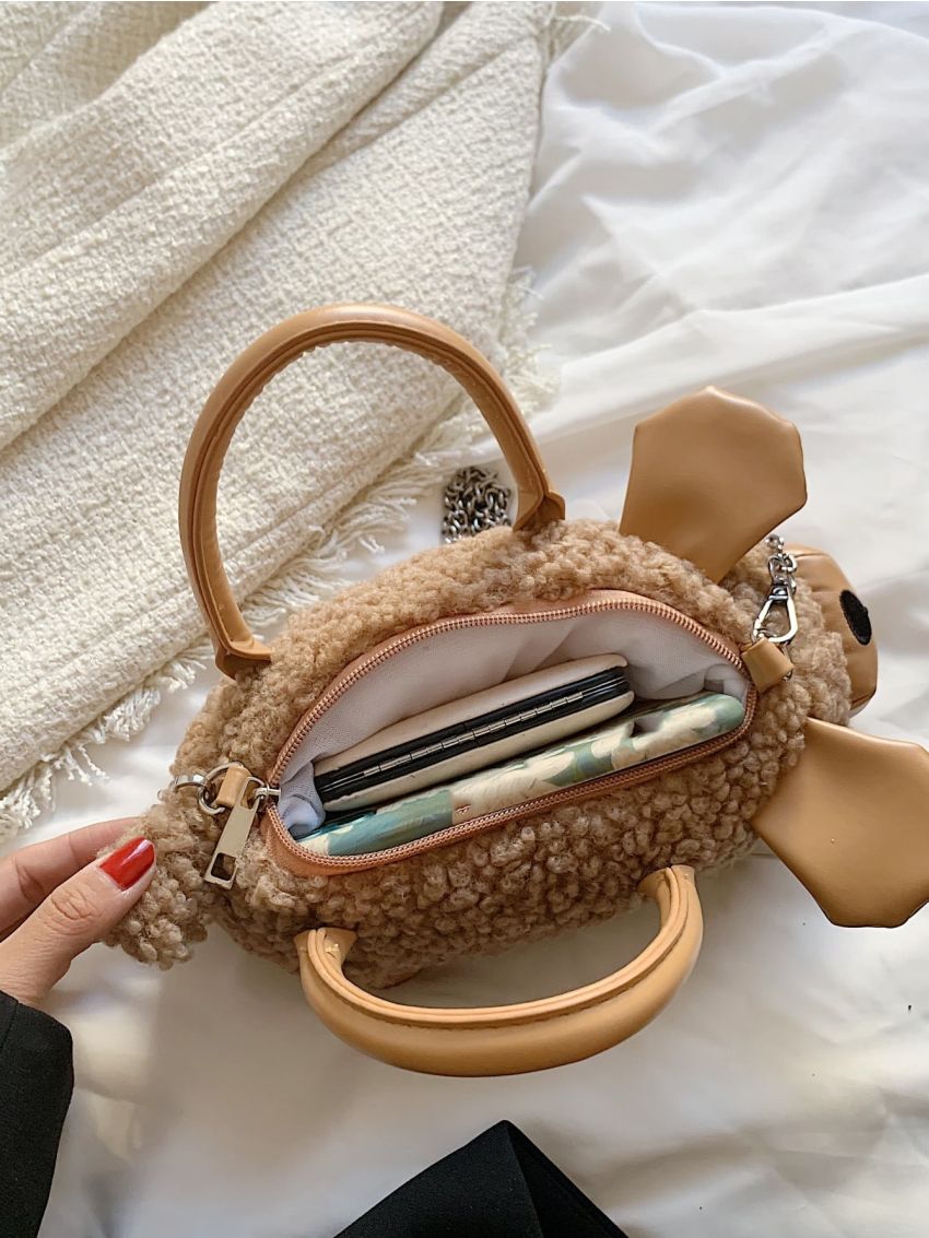 Small Novelty Bag Cartoon Design Fluffy