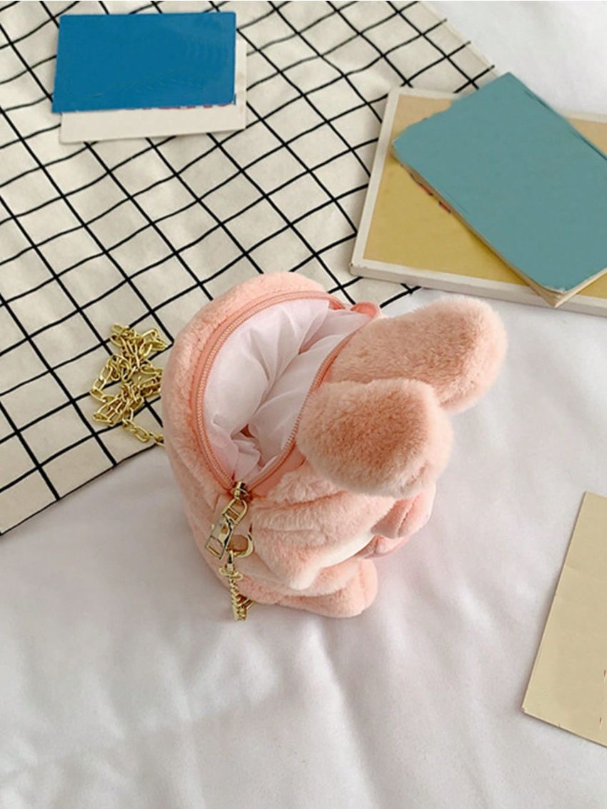 Mini Novelty Bag Cartoon Pig Design Chain Strap