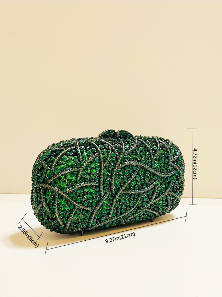 Luxury Rhinestone Evening Bag Handmade Crystal Clutches For Ladies