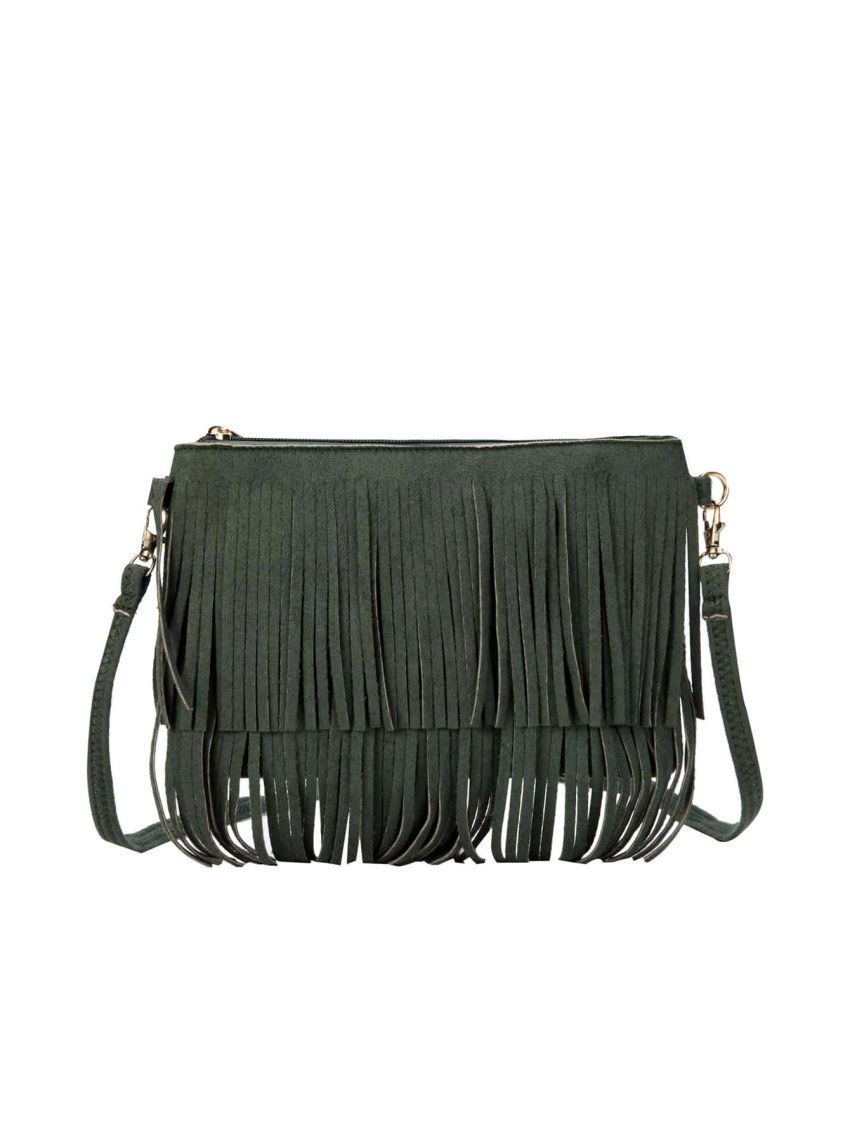 Fringe Decor Crossbody Bag, Mothers Day Gift For Mom