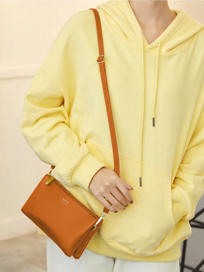 Letter Print Phone Wallet