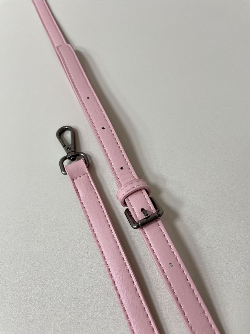 Mini Metallic Dome Bag Silver Funky With Bag Charm