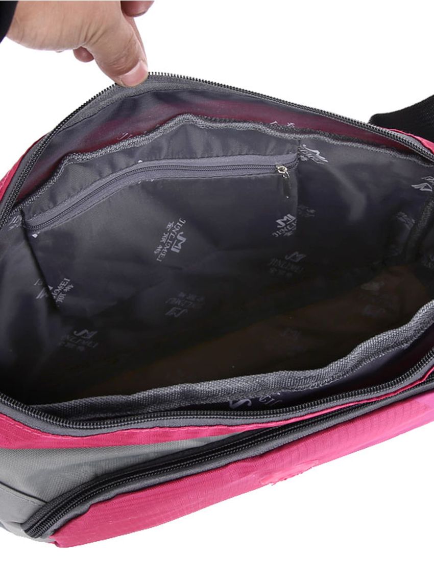 Colorblock Square Bag Medium Zipper