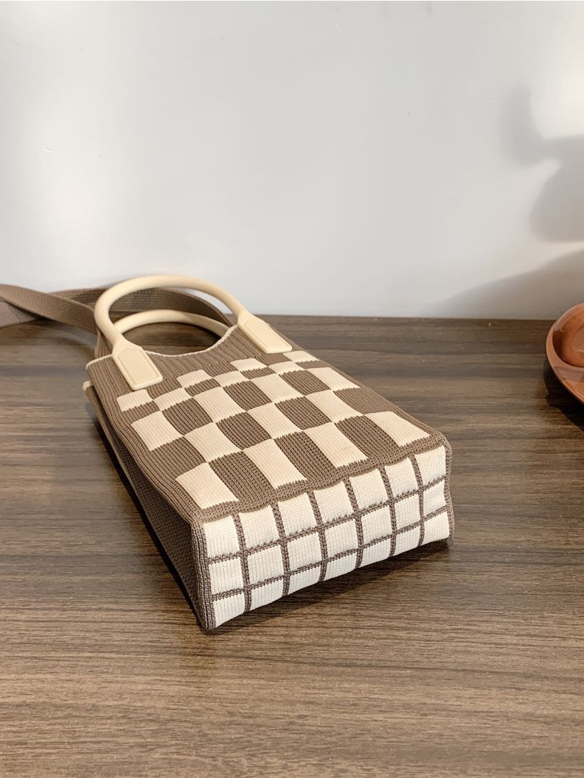 Mini Crochet Bag Geometric Pattern