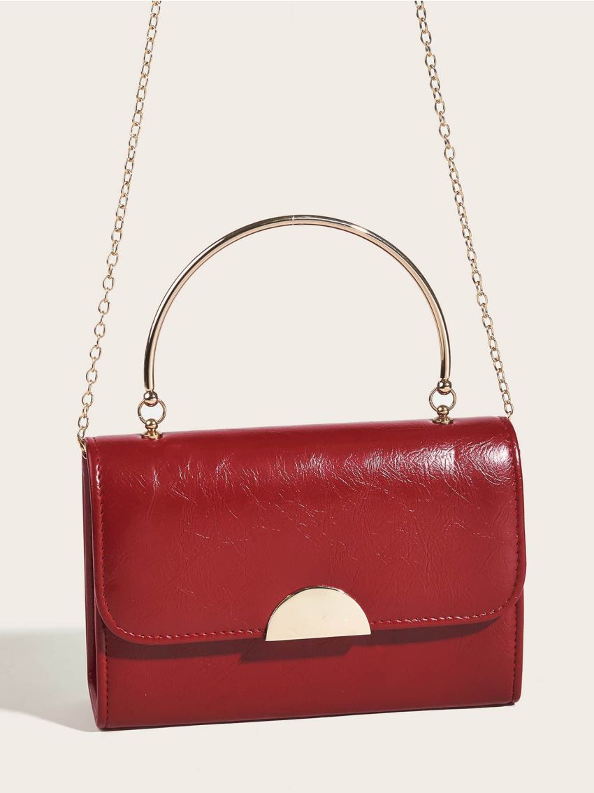 Minimalist Square Bag Flap Mini