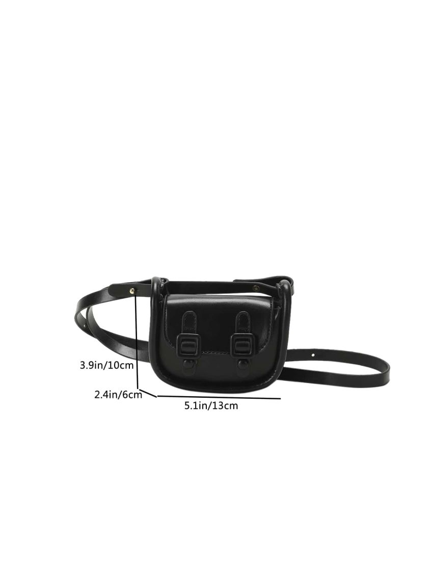Mini Saddle Bag Messenger Bag Buckle Decor