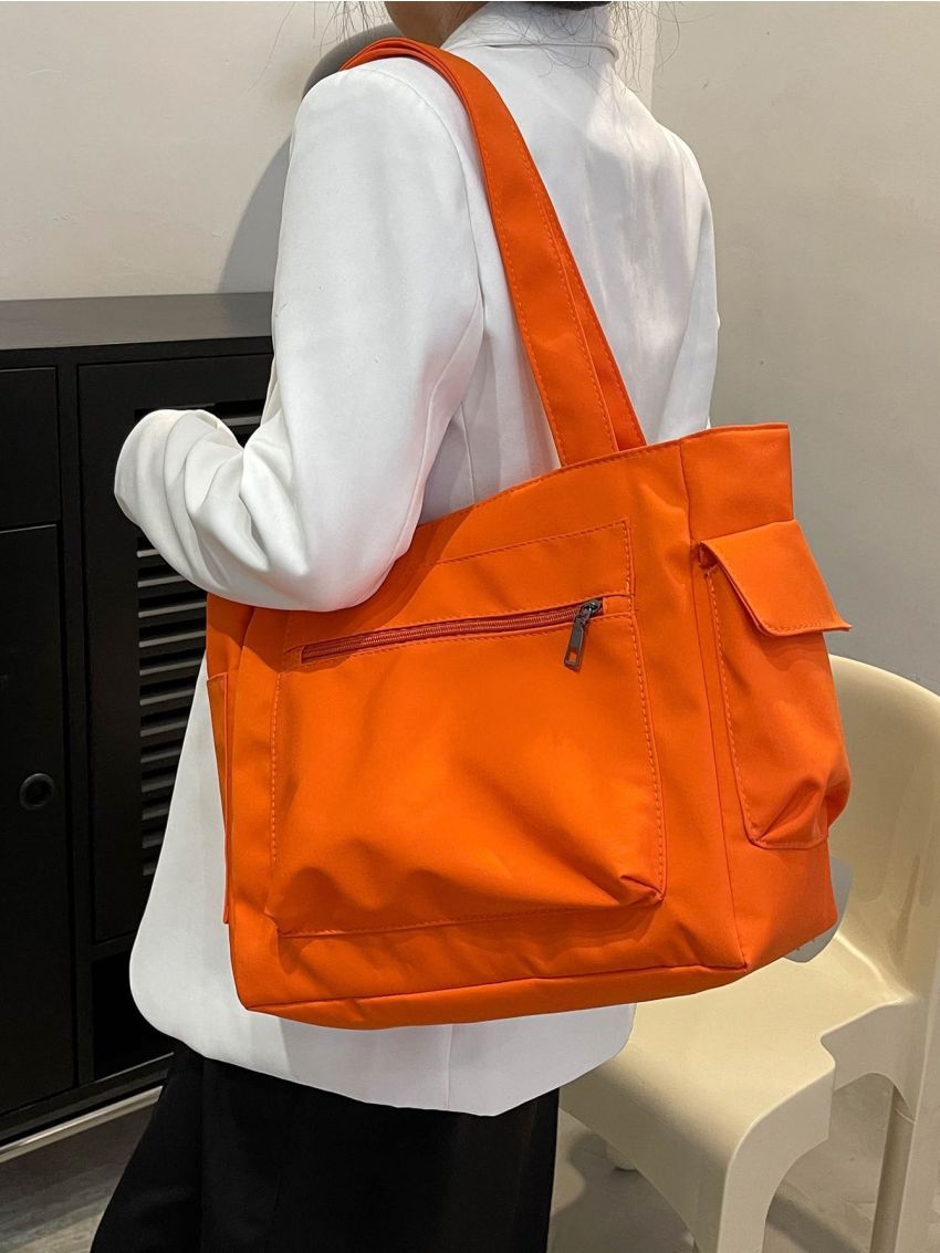 Small Shopper Bag Double Handle For Daily Outing