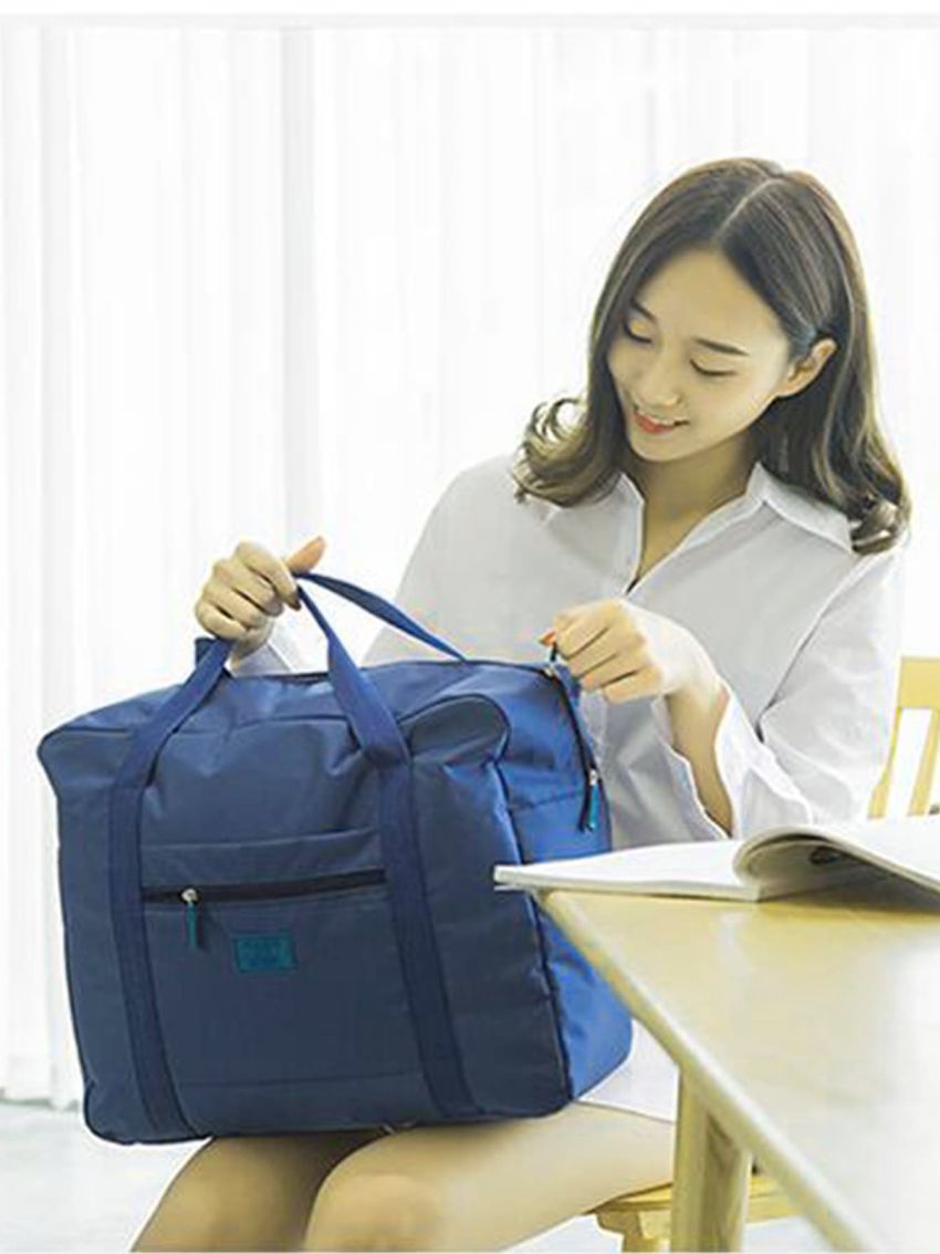 Foldable Duffel Bag Nylon Waterproof Luggage Bag Portable Clothes Storage Bag For Travel