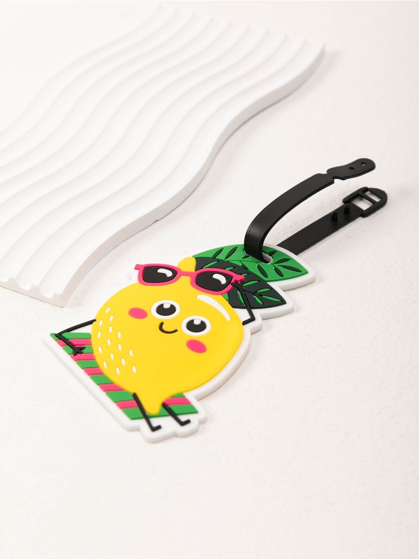 Lemon Decor Luggage Tag Silicone Cute
