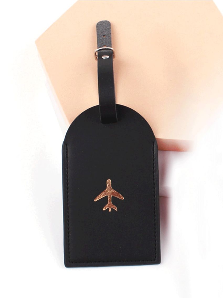 Women Men PU Luggage Tag Suitcase Identifier Label Baggage Boarding Bag Tag Name Id Address