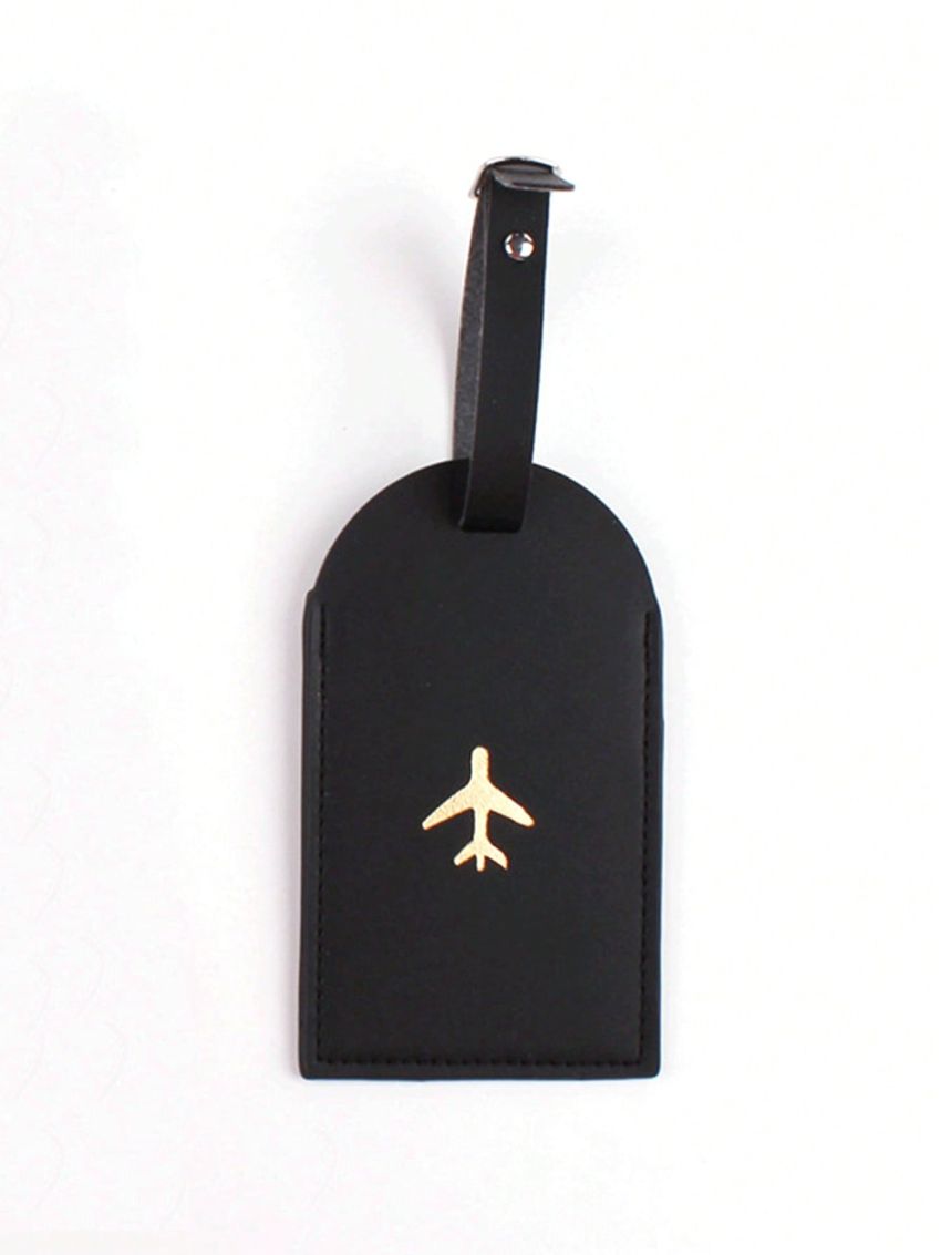 Women Men PU Luggage Tag Suitcase Identifier Label Baggage Boarding Bag Tag Name Id Address