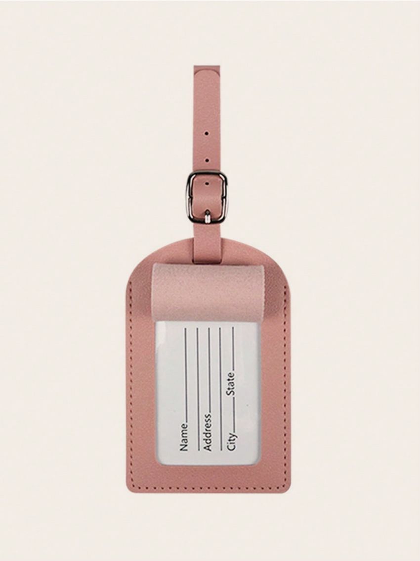 Plane Graphic Luggage Tag Buckle Design