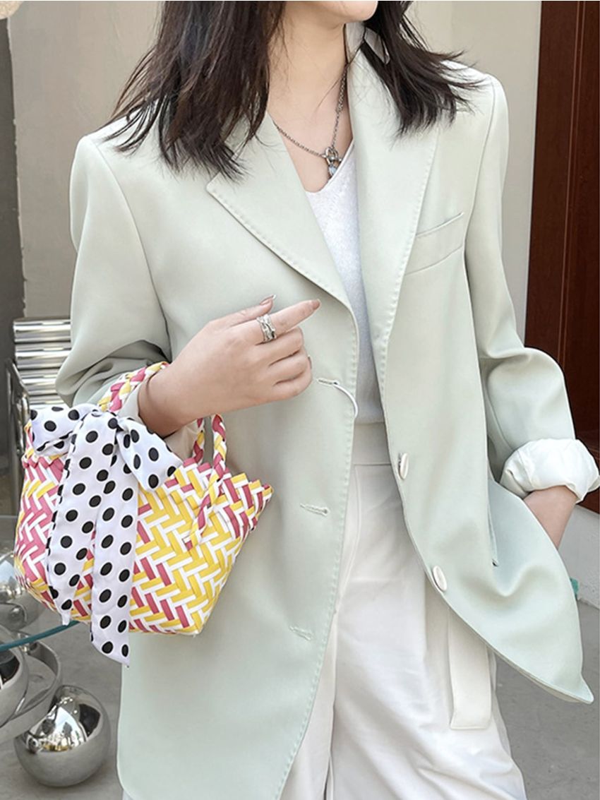 Twilly Scarf Decor Straw Bag Mini Vacation, Clear Bag