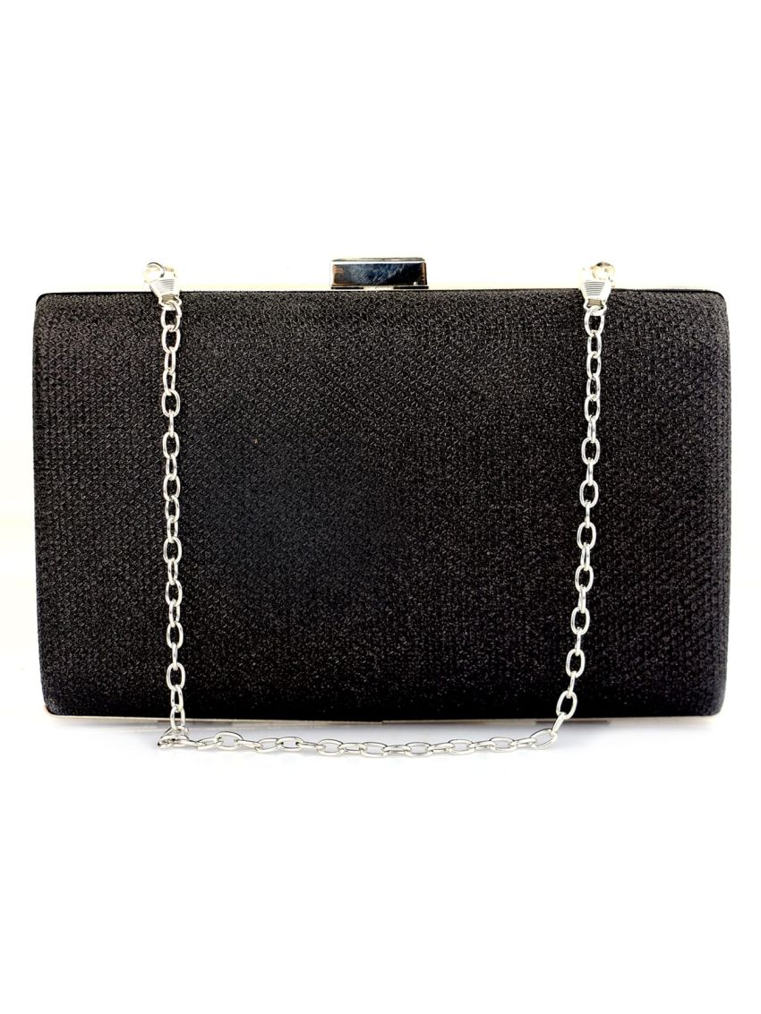 Glitter Box Bag Mini Black For Party