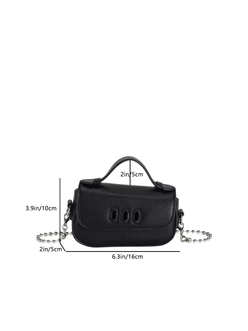 Mini Satchel Bag Chain Strap Top Handle