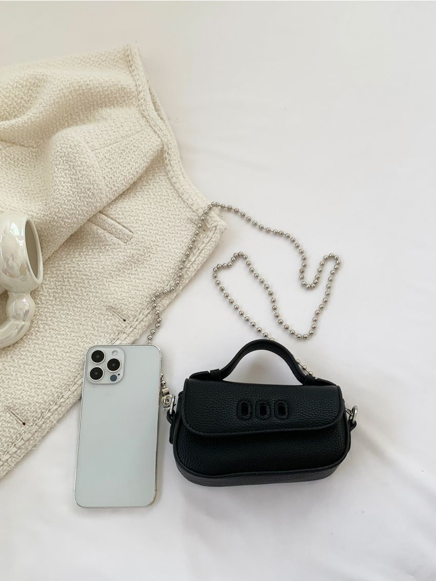 Mini Satchel Bag Chain Strap Top Handle