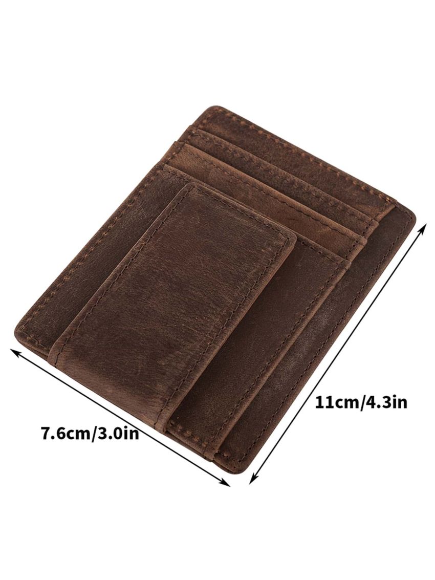 Genuine Leather RFID Card Holder Vintage