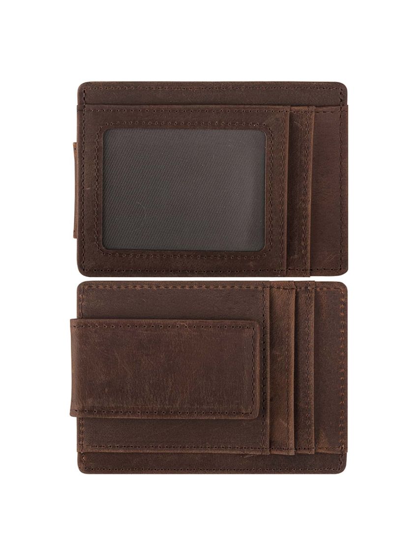 Genuine Leather RFID Card Holder Vintage