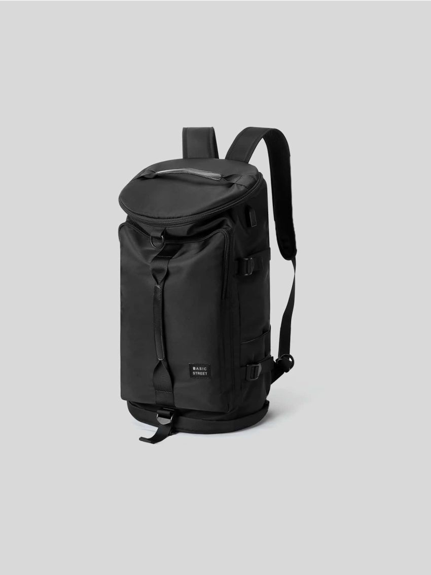 Patch Detail Travel Bag Oversized For Travel