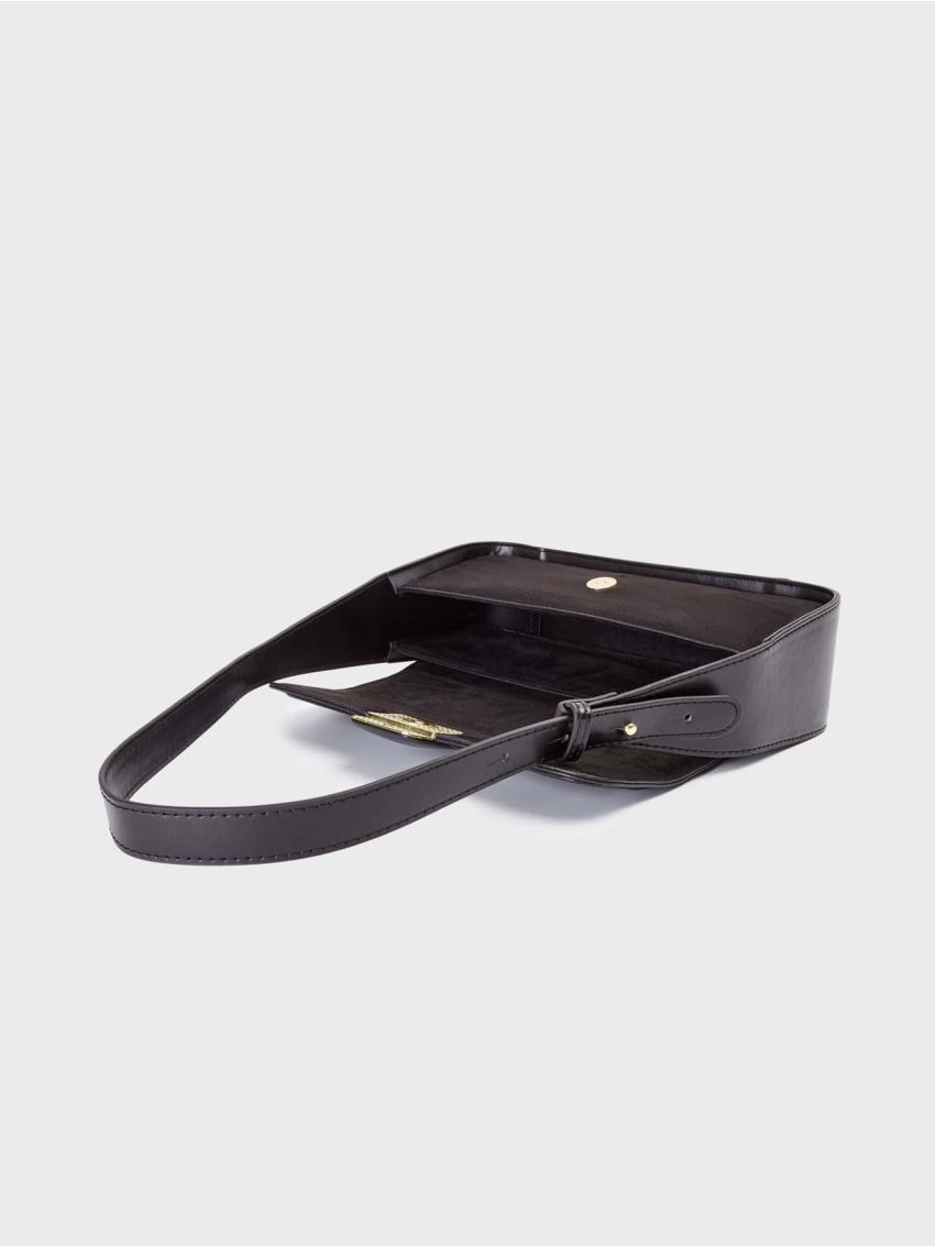 Minimalist Flap Baguette Bag Elegant