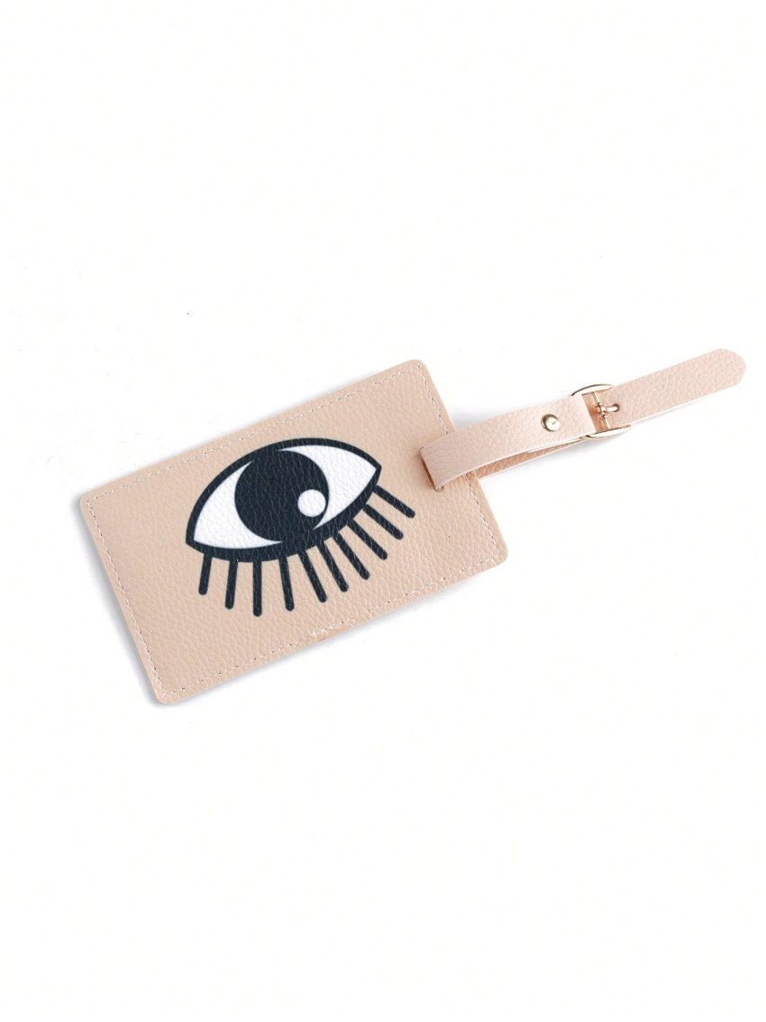 1pc Pu Luggage Tags Suitcase Id Holder Baggage Tag Label Travel Accessories Luggage Tag