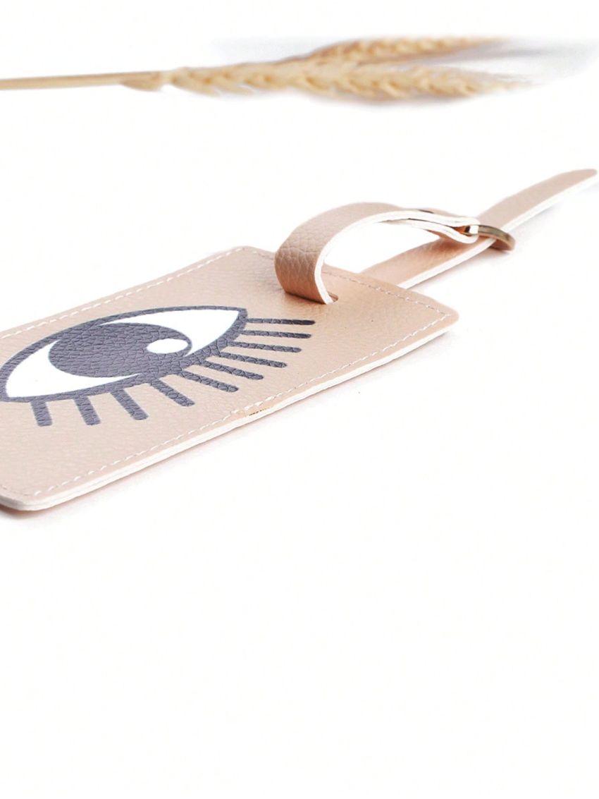 1pc Pu Luggage Tags Suitcase Id Holder Baggage Tag Label Travel Accessories Luggage Tag