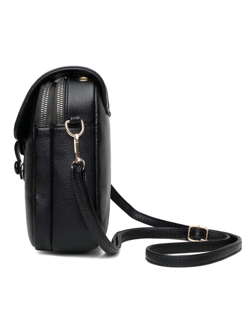 Fashion Women's Shoulder Bag Crossbody Bag Double Layers Vintage Mobile Phone Bag