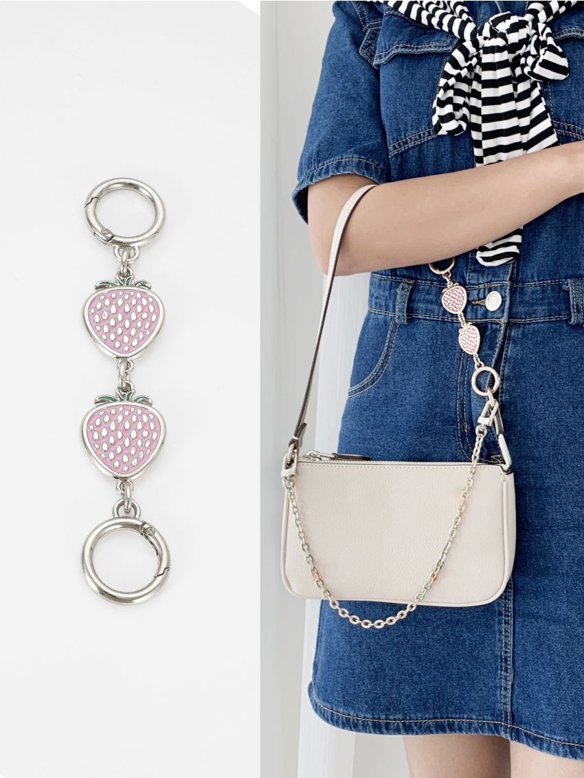 Strawberry Decor Bag Strap Fashionable
