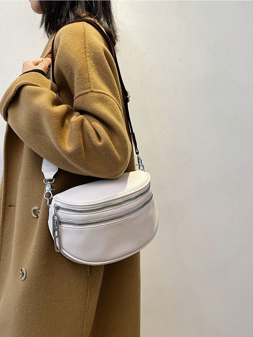 Medium Crossbody Bag Solid Color