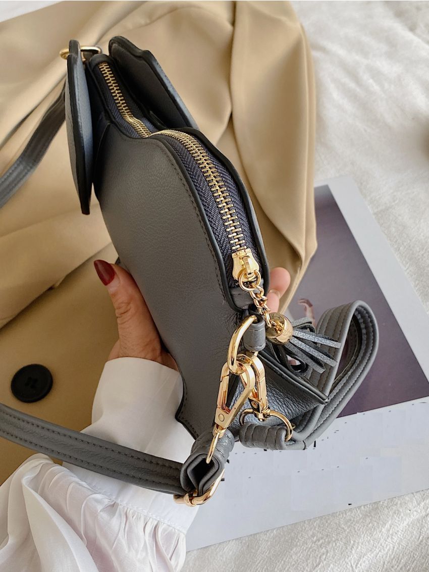 Mini Novelty Bag Elephant Design Contrast Binding PU