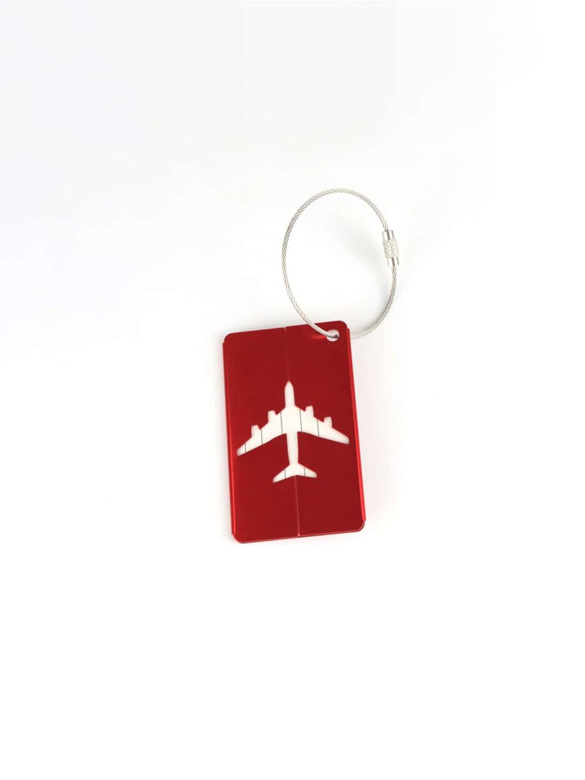Airplane Pattern Luggage Tag