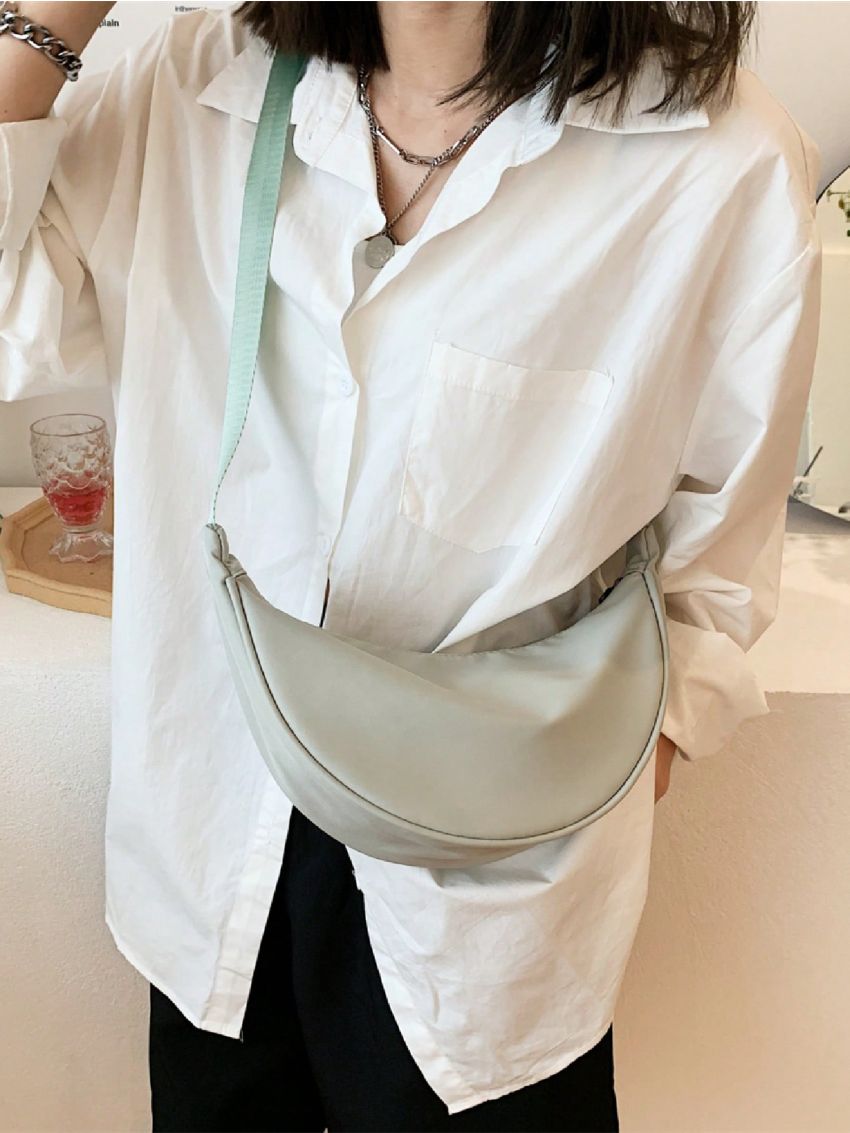 Minimalist Hobo Bag Medium Zipper