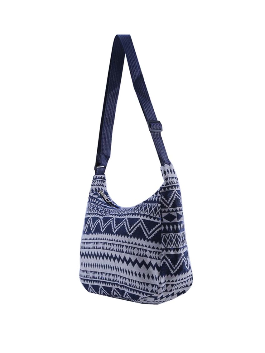 Female Shoulder Messenger Bag Trend Bag Simple Zipper Handbag Canvas Shoulder Bag