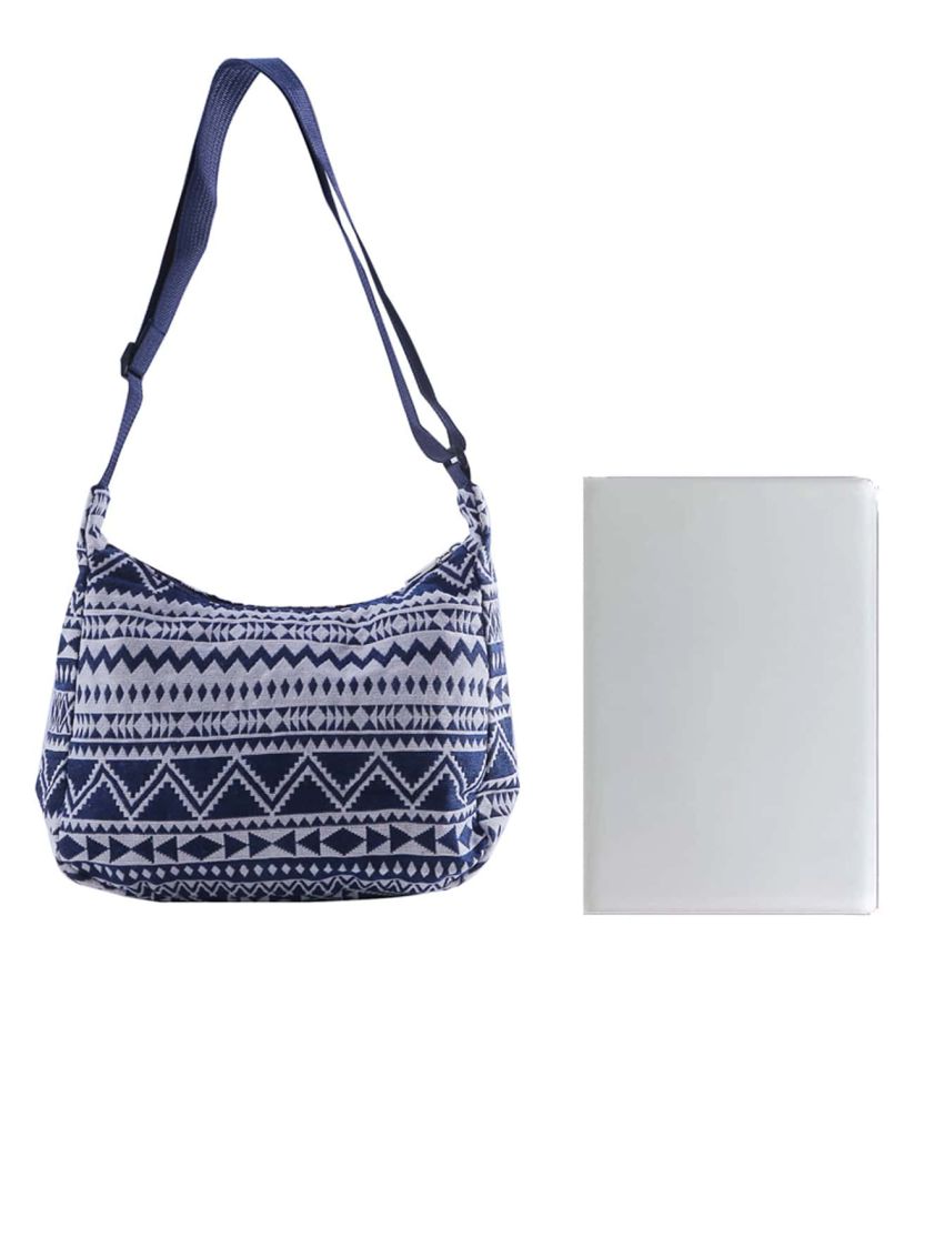 Female Shoulder Messenger Bag Trend Bag Simple Zipper Handbag Canvas Shoulder Bag