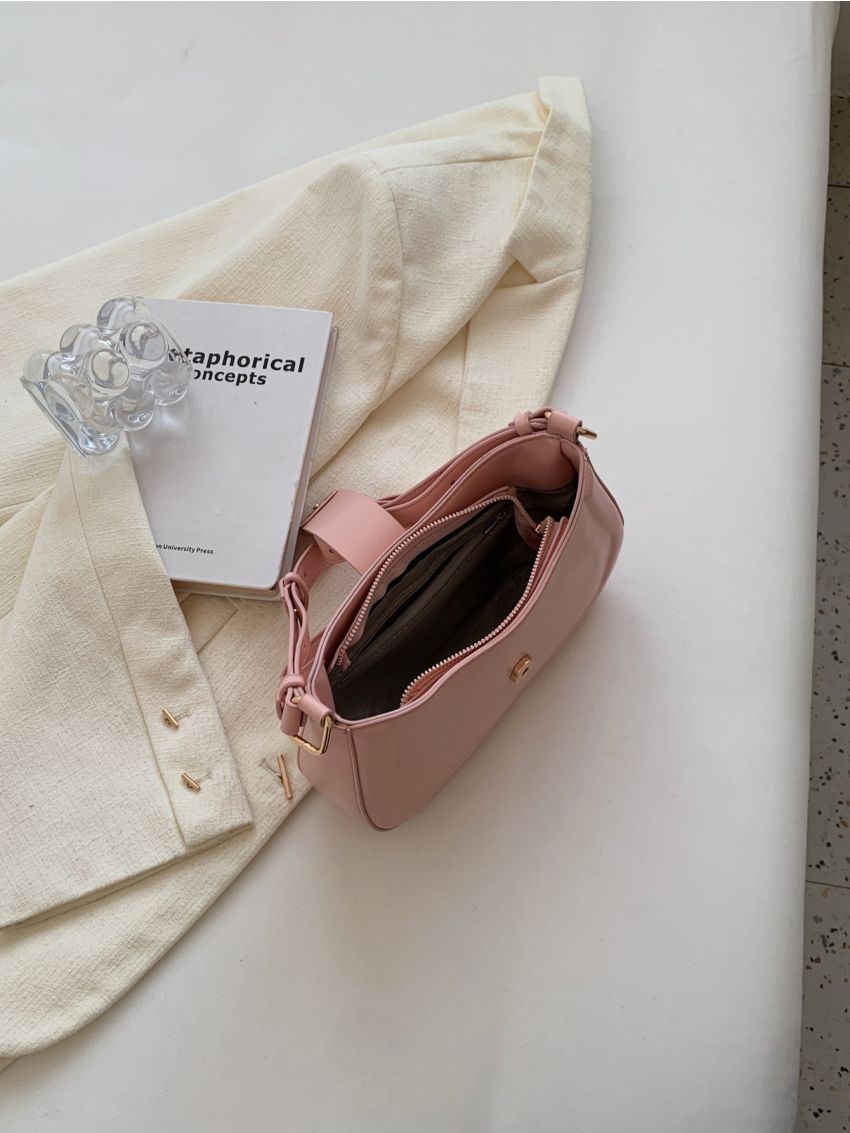 Minimalist Hobo Bag Small With Bag Charm