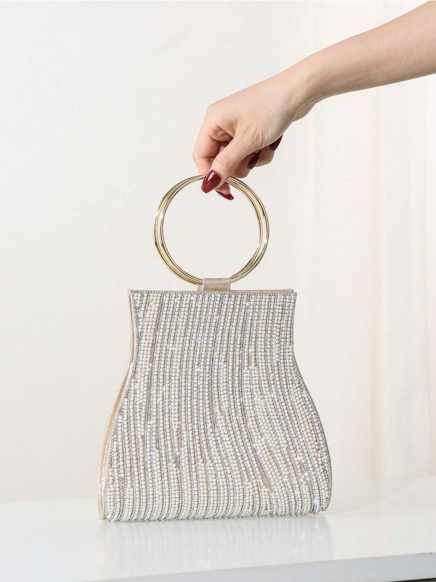 Rhinestone Decor Novelty Bag Mini For Party