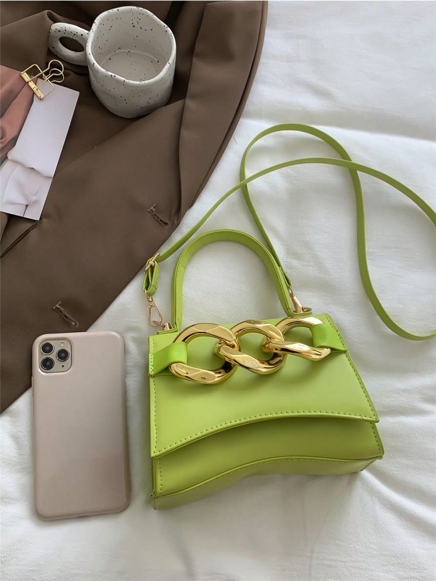 Mini Flap Novelty Bag Chain Decor