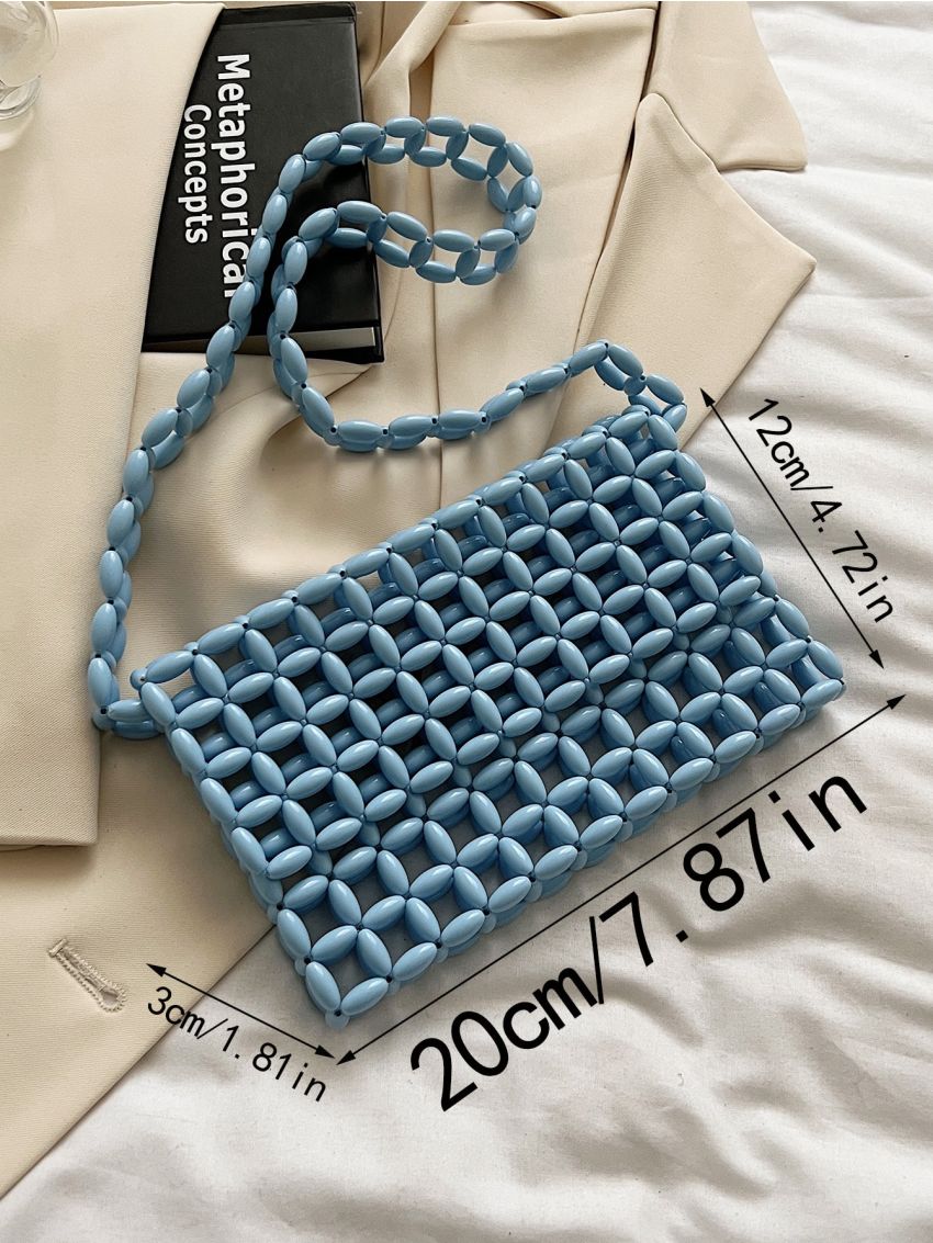 Mini Shoulder Bag Beaded Design