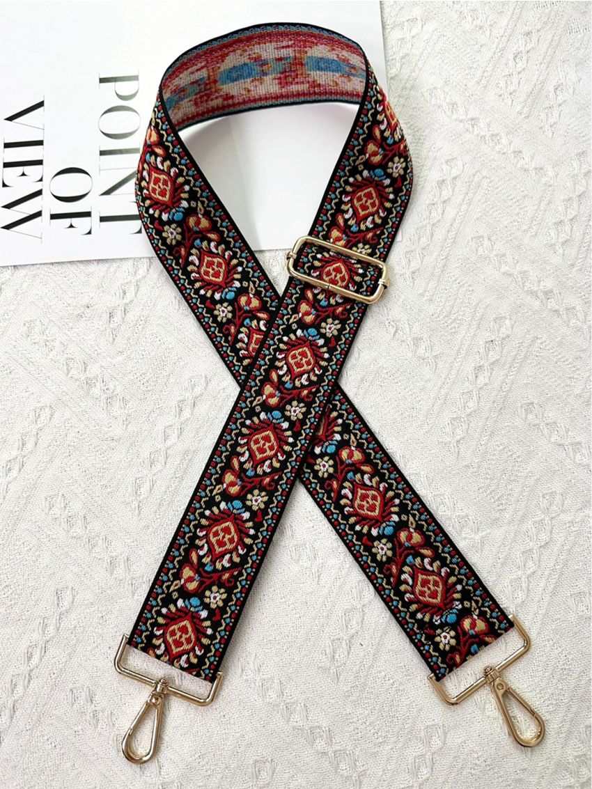Flower Pattern Adjustable Bag Strap For Strap Replacement